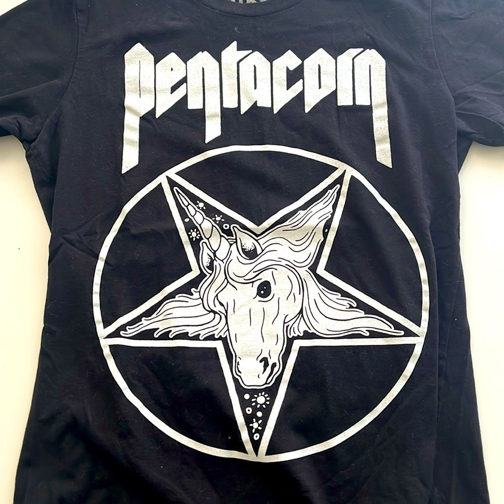 PENTACORN pentacle unicorn t-shirt